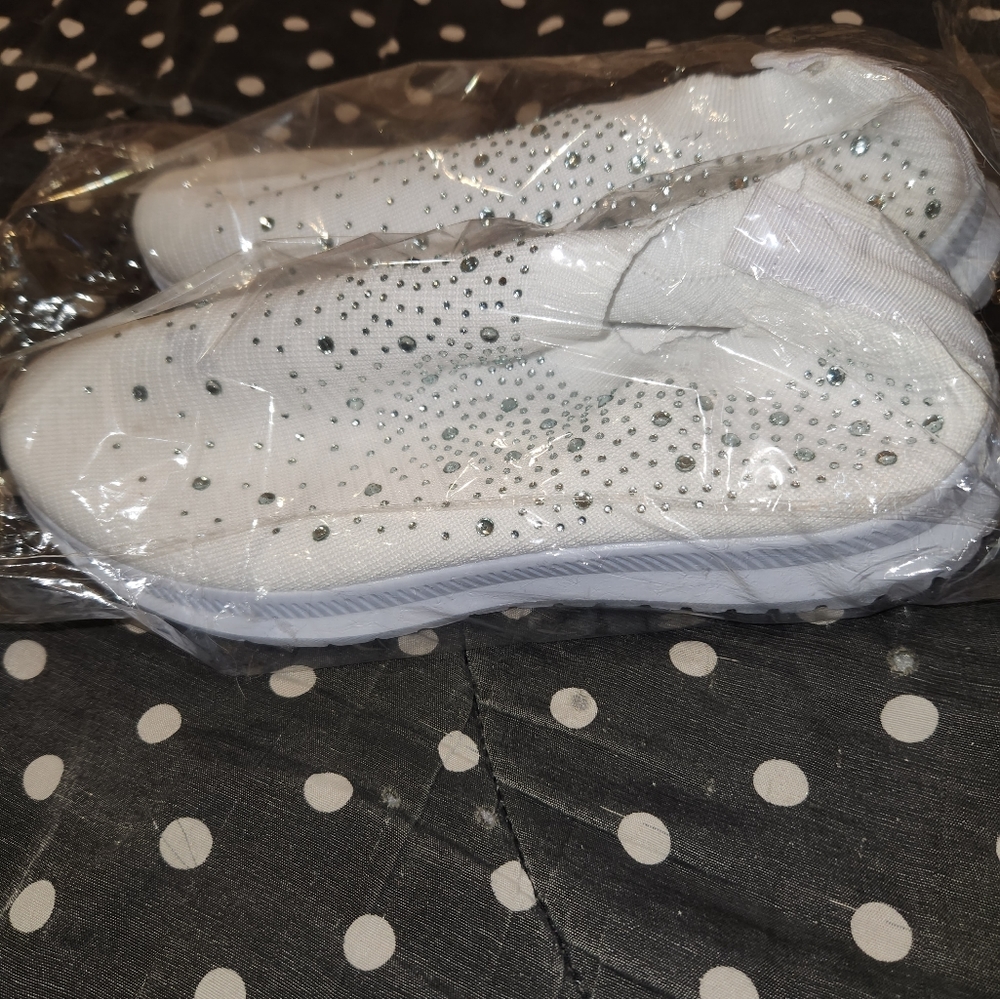 Casual Mesh rhinestone sport shoes